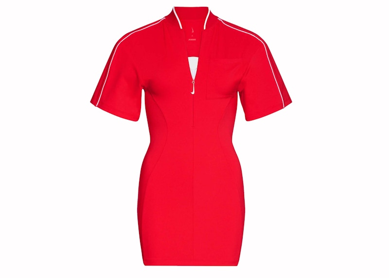 Jacquemus x Nike Short-Sleeved T-Shirt Dress Dark Red