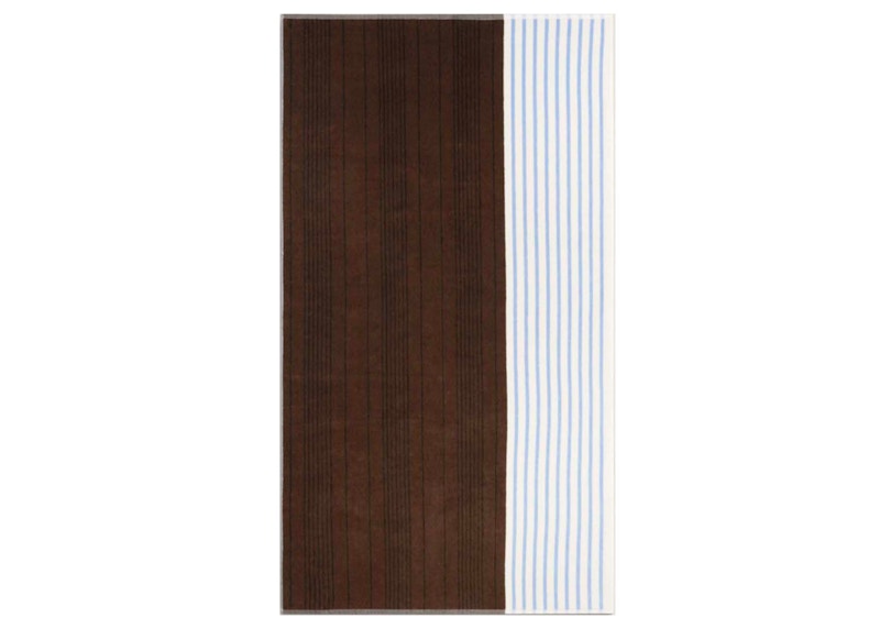 Jacquemus x Tekla La Serviette White Brown Patchwork