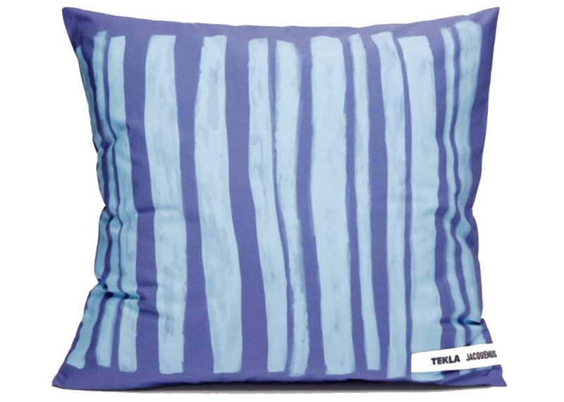 Jacquemus x Tekla La Taie d'oreiller (50x90) Baltic Sea Stripe