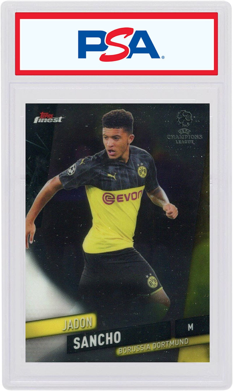 Jadon Sancho 2019 Topps Finest UEFA Champions League #26 (PSA or BGS Graded)