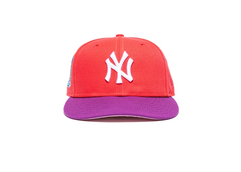 Jae Tips x Hat Club Yankee 5950 Subway Series On Field Fitted Hat Salmon/Purple