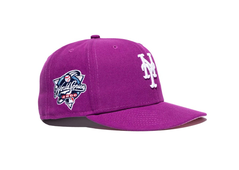 Jae Tips x Hat Club Mets 2000 World Series On Field 59Fifty Fitted Hat Purple
