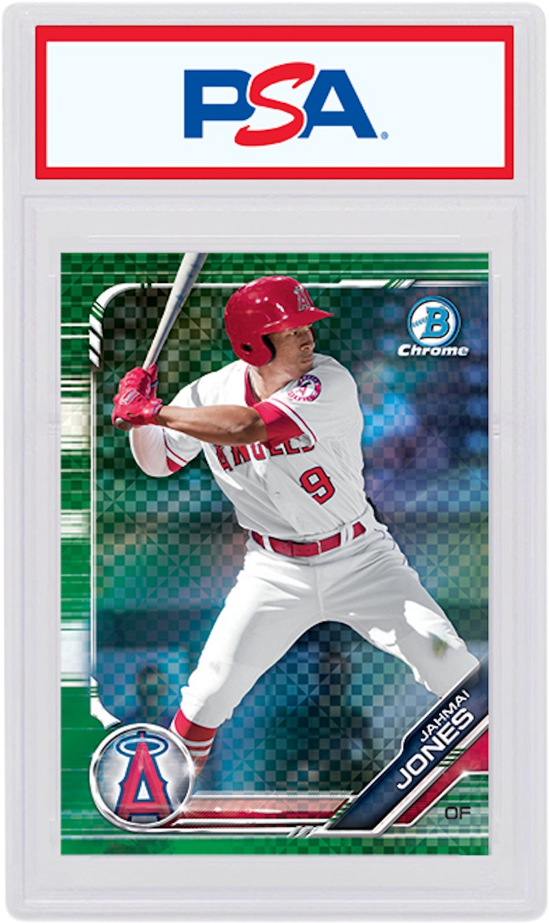 Jahmai Jones 2019 Bowman Chrome X Green X-Fractor /31 BCP-178 (PSA or BGS Graded)