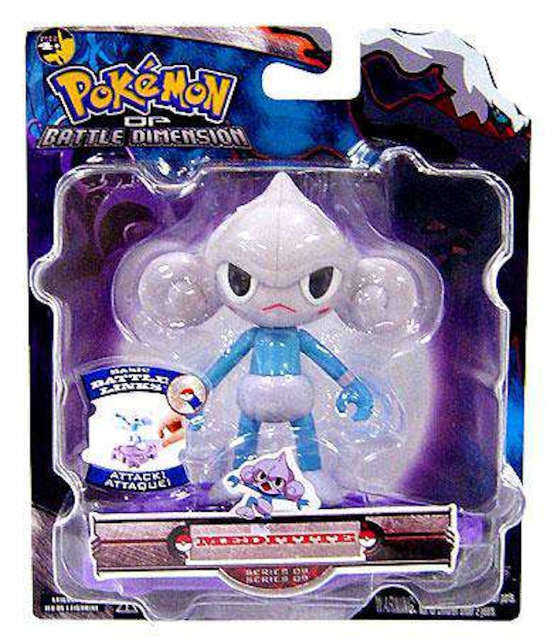 Jakks Pacific Pokemon Battle Dimension Series 9 Meditite Action Figure