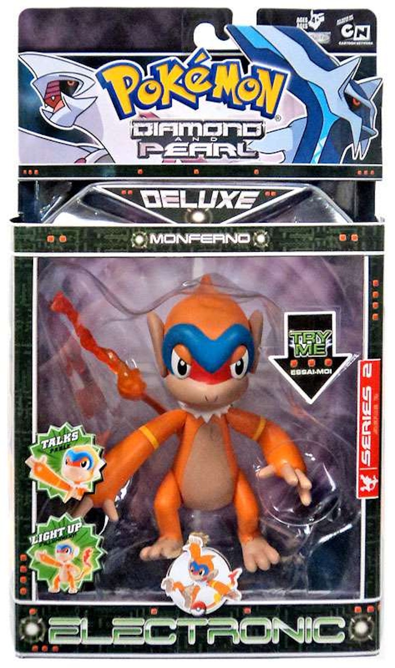 Jakks Pacific Pokemon Deluxe Electronic Series 2 Monferno Moukazaru Action Figure