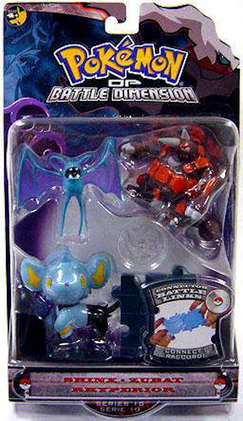 Jakks Pacific Pokemon Series 10 Shinx, Zubat & Rhyperior Figure (Set of 3)