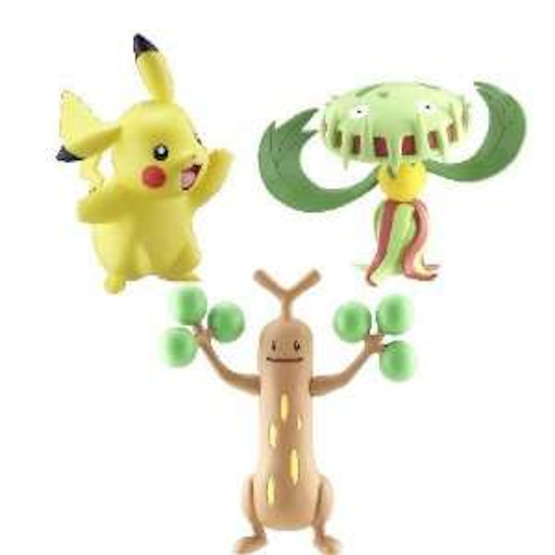 Jakks Pacific Pokemon Series 2 Carnivine, Pikachu & Sudowoodo Figure (Set of 3)