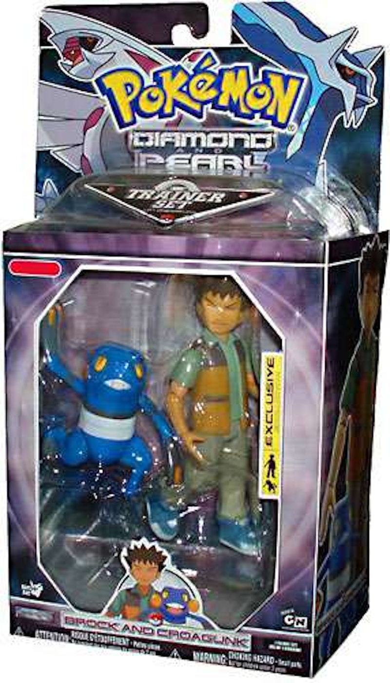 Jakks Pacific Pokemon Trainer Sets Brock & Croagunk Target Exclusive Action Figure (Set of 2)