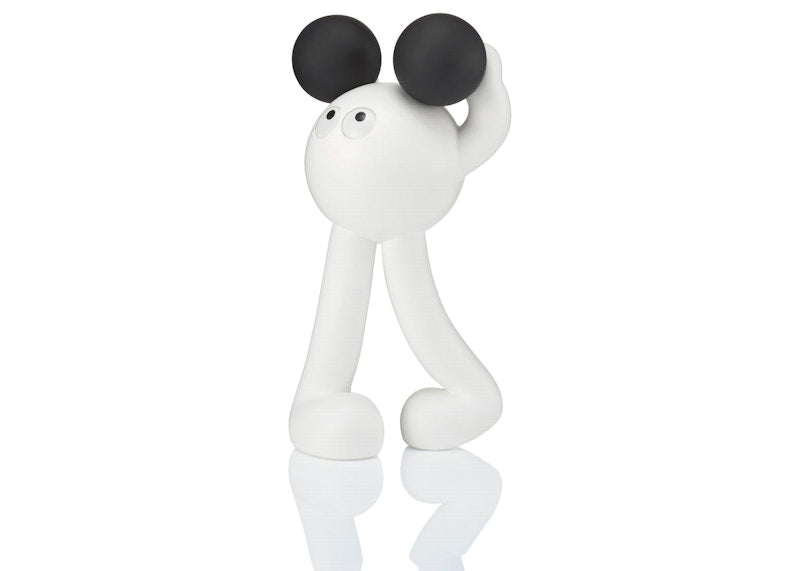 James Jarvis x Disney Mickey Mouse Now & Future Aluminum Alloy Crystal Glass Sculpture (Edition of 25) White