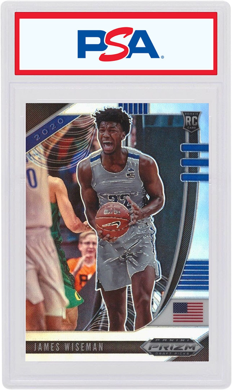 James Wiseman 2020-21 Panini Prizm Draft Picks Basketball Rookie Silver #2 (PSA or BGS Graded)