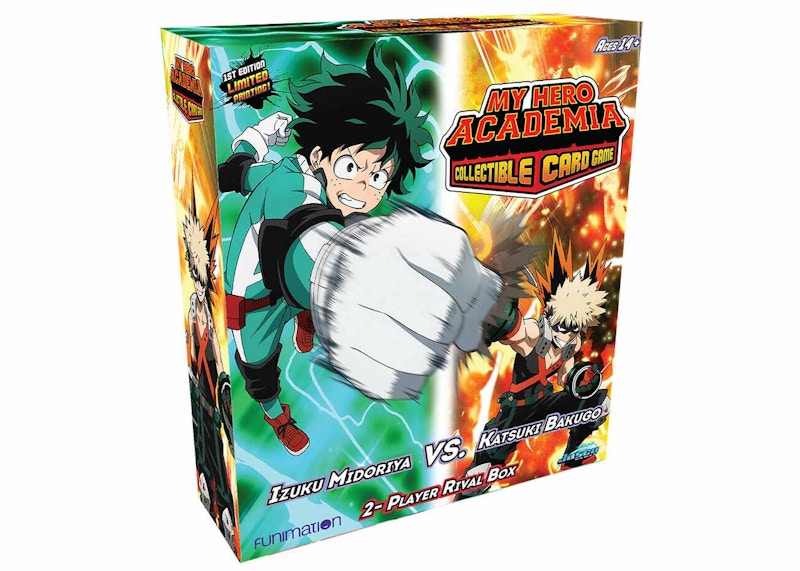 Jasco My Hero Academia CCG Funimation Izuku Midoriya/Katsuki Bakugo 2-Player Rival Deck