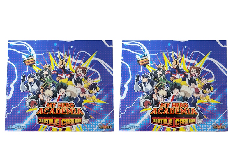 Jasco UniVersus My Hero Academia CCG 1st Edition Booster Box 2x Lot