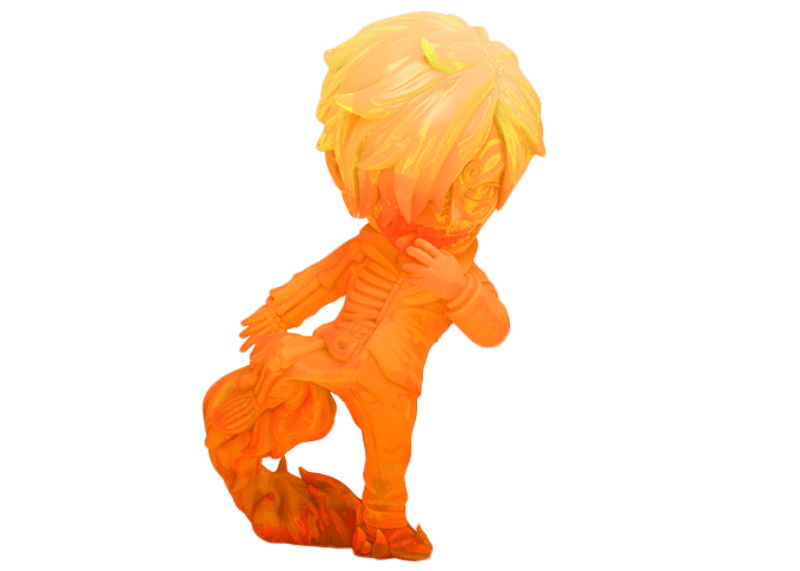 Jason Freeny Hidden Dissectables One Piece - Sanji (Full Flame) Figure
