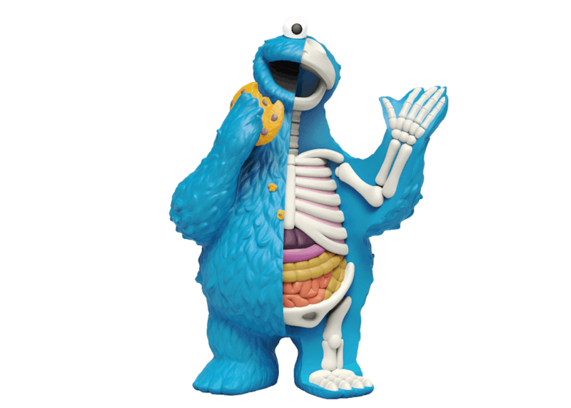 Jason Freeny Cookie Monster Figure