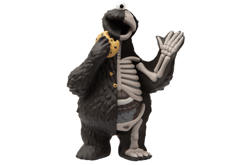 Jason Freeny Mighty Jaxx XXRay Plus Cookie Monster Figure Mono