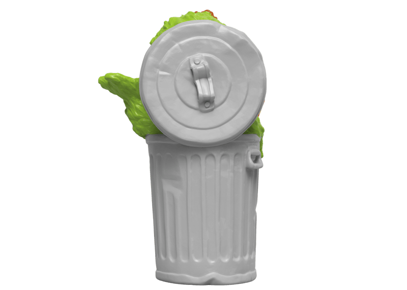 Jason Freeny Mighty Jaxx XXRay Plus Oscar The Grouch Figure