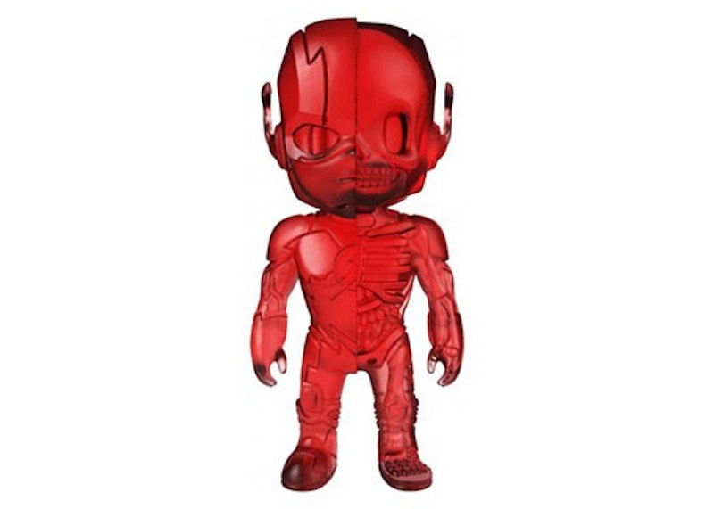 Jason Freeny XXRAY DC Comics The Flash Clear Red #04 Figure