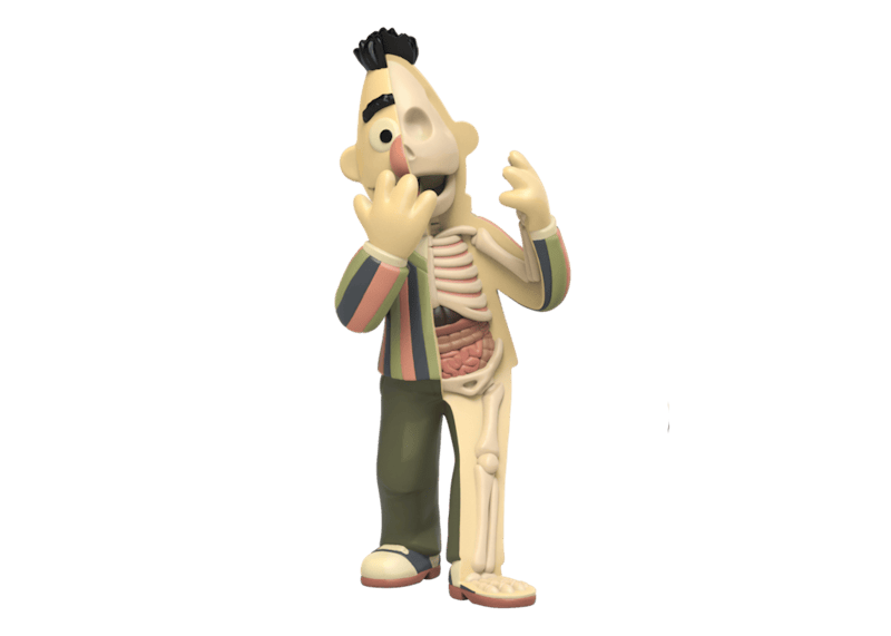 Jason Freeny XXRAY Plus Bert Retro Edition Figure