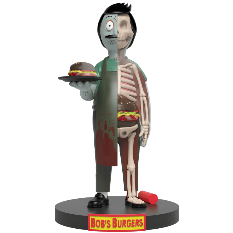Jason Freeny x Bob's Burgers XXRAY Plus Bob Belcher (Kales from the Crypt) Figure