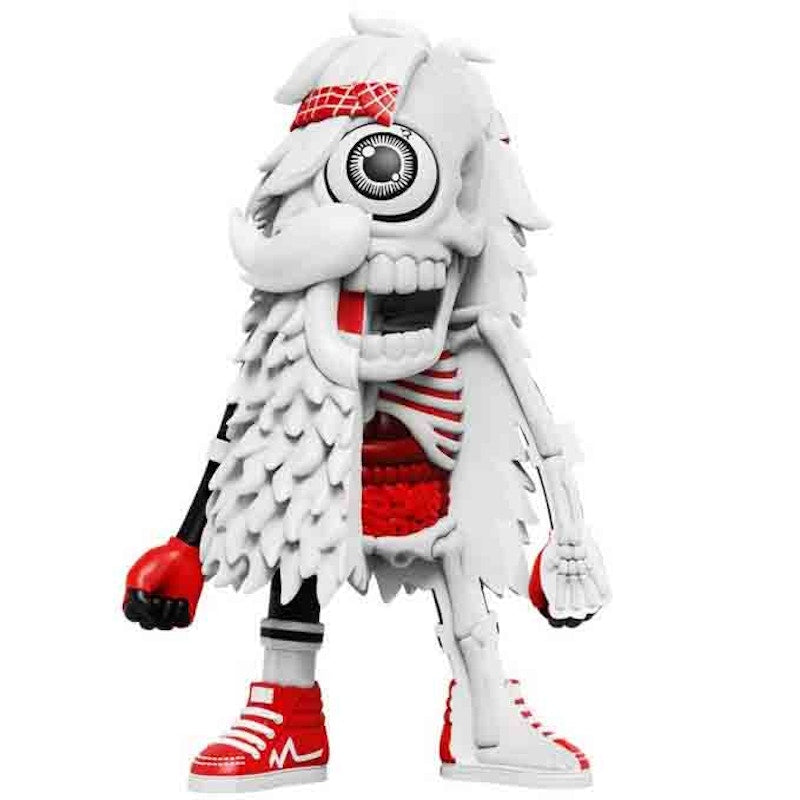 Jason Freeny x MAMAFAKA x Mighty Jaxx Dissected Mister HellYeah Figure White