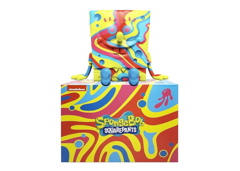Jason Freeny x Mighty Jaxx Spongebob Squarepants XXPOSED Figure Rainbow Swirl