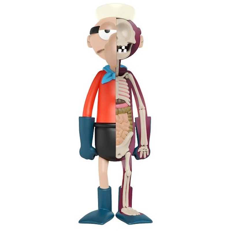 Jason Freeny x Nickelodeon Spongebob Hidden Dissectibles Barnacle Boy Figure Multi