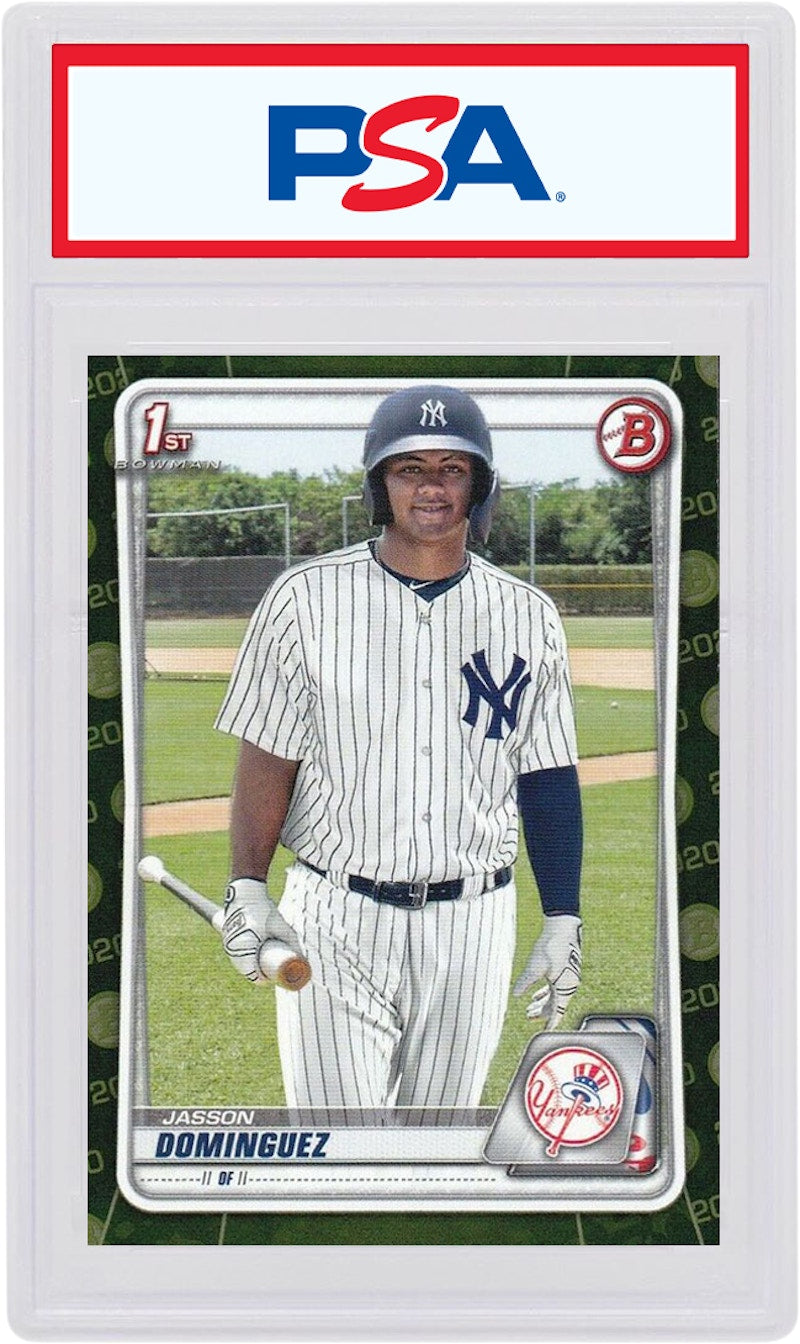 Jasson Dominguez 2020 Bowman Camo #BP8 (PSA or BGS Graded)