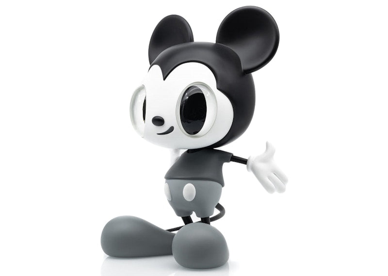Javier Calleja x Disney Mickey Mouse Now & Future Sofubi Figure (Edition of 350) Grey