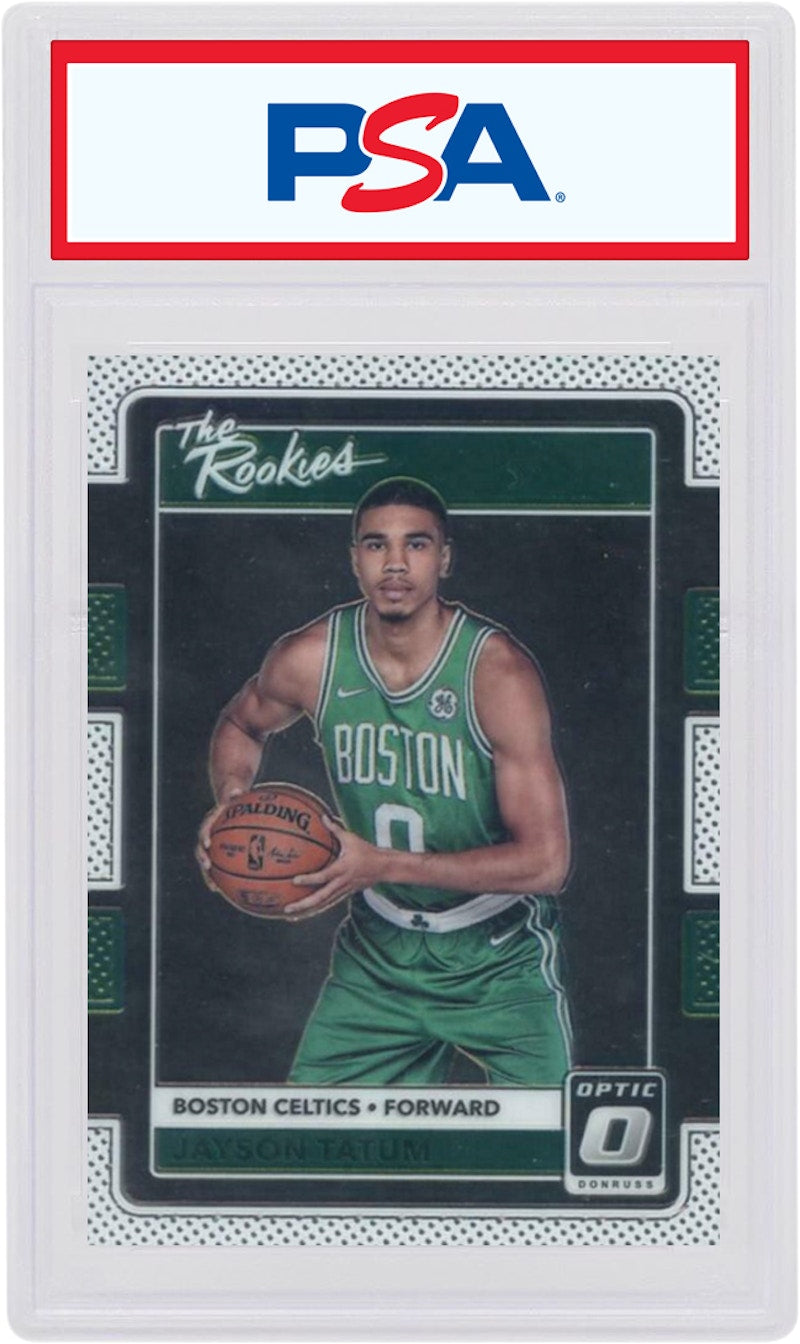Jayson Tatum 2017 Donruss Optic The Rookies Rookie #3 (PSA or BGS Graded)