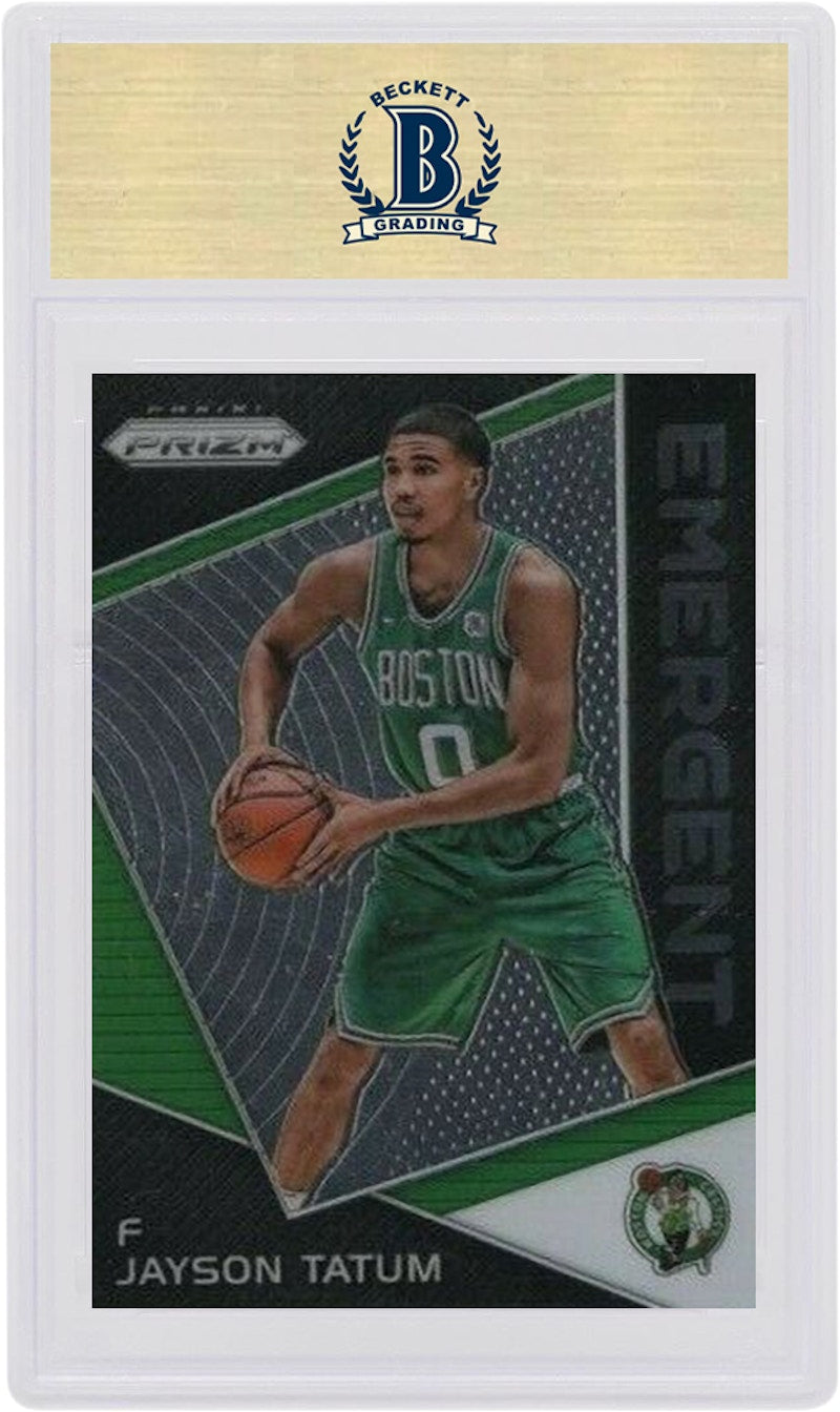 Jayson Tatum 2017 Panini Prizm Emergent Rookie #EMJAY (PSA or BGS Graded)
