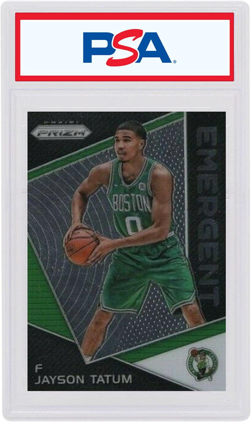 Jayson Tatum 2017 Panini Prizm Emergent Rookie #EMJAY (PSA or BGS Graded)
