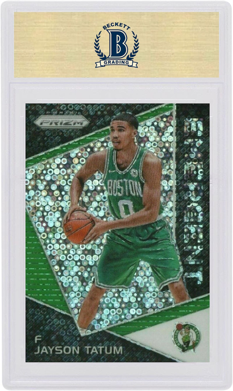Jayson Tatum 2017 Panini Prizm Emergent Rookie Fast Break #EMJAY (PSA or BGS Graded)