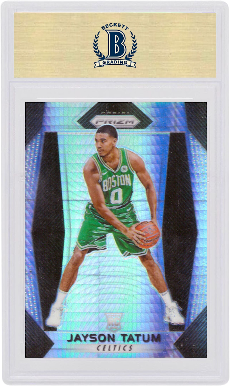 Jayson Tatum 2017 Panini Prizm Rookie Hyper #16 (PSA or BGS Graded)