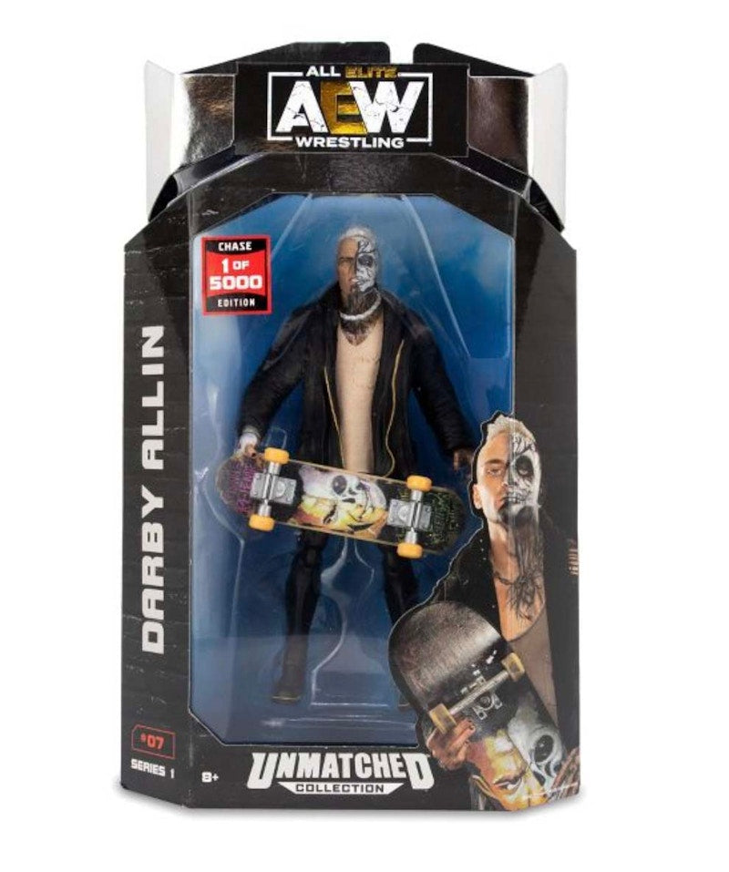 Jazwares All Elite Wrestling (AEW) Unmatched Collection Darby Allen Chase Edition Action Figure (Edition of 5000)
