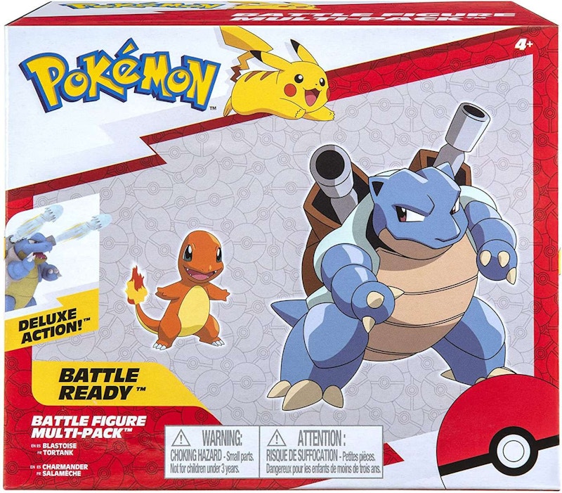 Jazwares Pokemon Battle Figure Blastoise & Charmander Amazon Exclusive Mini Figure (Set of 2)