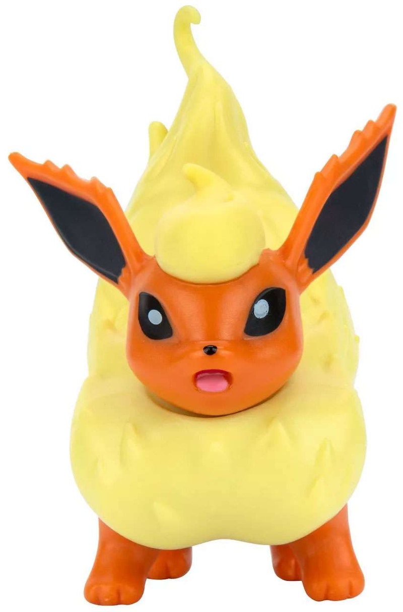 Jazwares Pokemon Battle Figure Flareon, Larvitar & Pikachu Mini Figure (Set of 3)