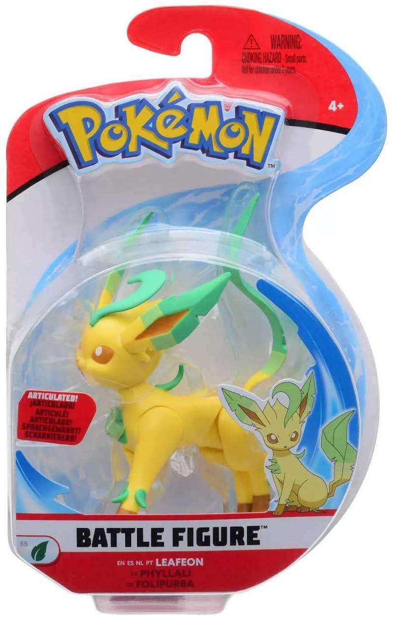 Jazwares Pokemon Battle Figure Leafeon Action Figure