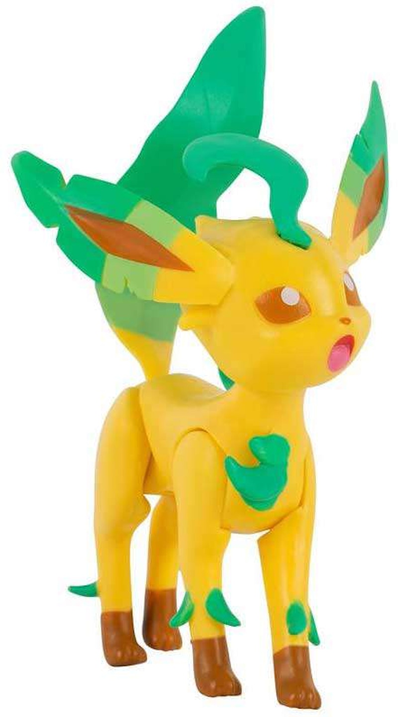 Jazwares Pokemon Battle Figure Pikachu, Wynaut & Leafeon Mini Figure (Set of 3)