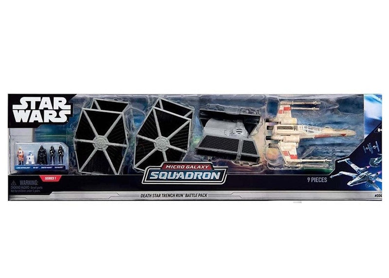 Jazwares Star Wars Micro Galaxy Squadrons Death Star Trench Run Battle Pack Amazon Exclusive Action Figure Set