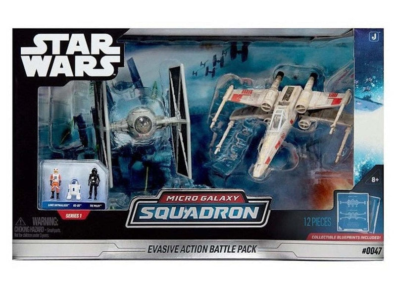 Jazwares Star Wars Micro Galaxy Squadrons Evasive Action Battle Pack Action Figure Set