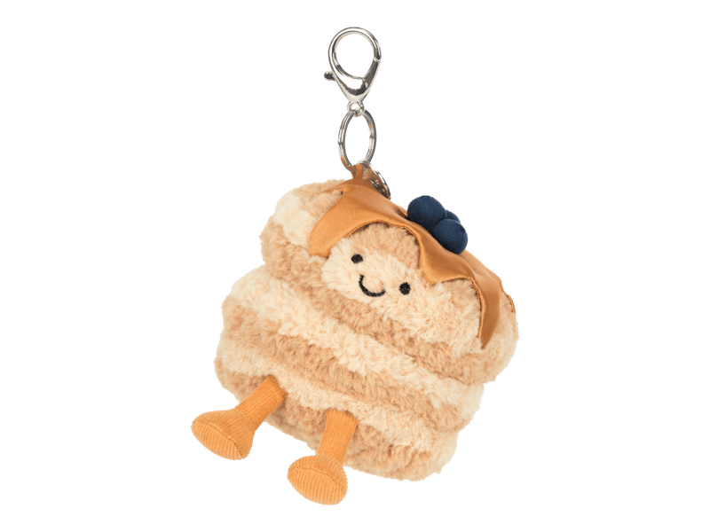 Jellycat FAO Amuseable Fran Pancakes Bag Charm Plush