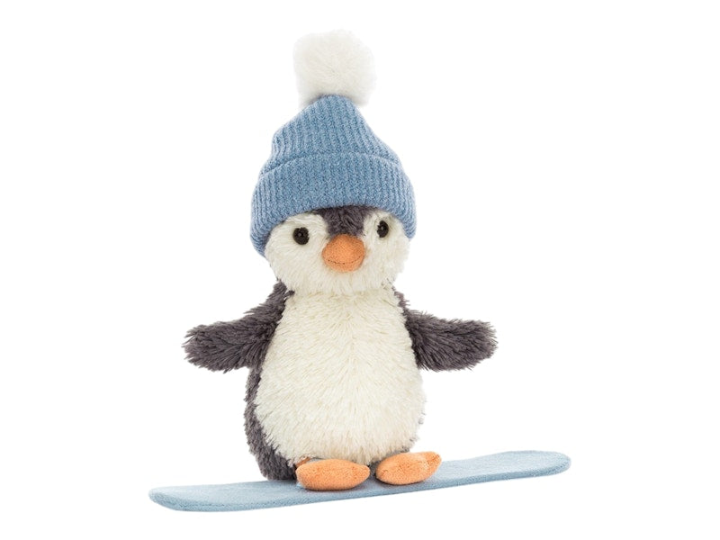 Jellycat Peanut Penguin Snowboarding Plush