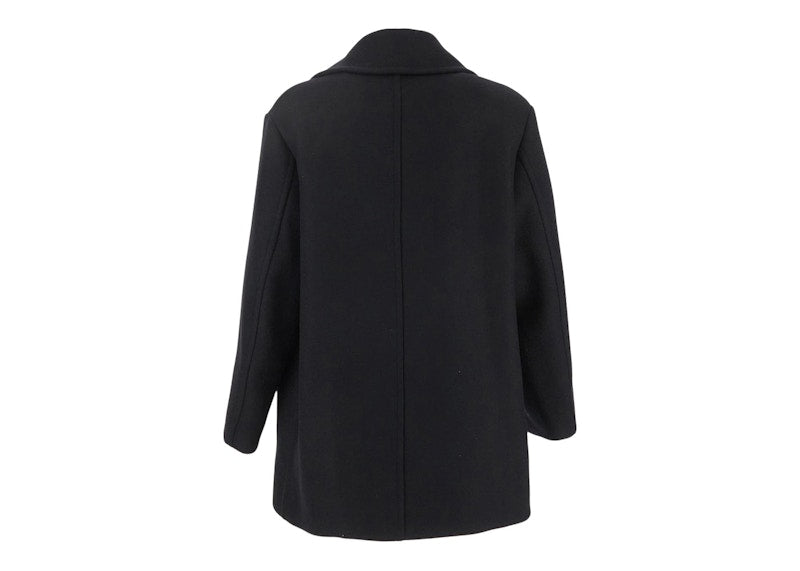 Jil Sander Caban Coat Black