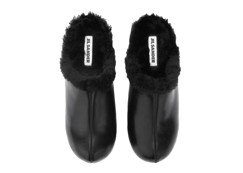 Jil Sander Fur Clog Black (Women's)