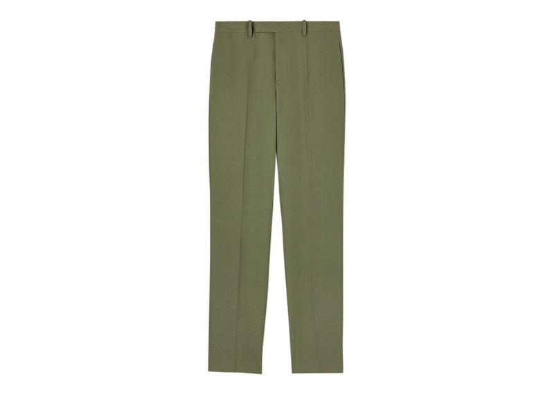 Jil Sander Slim Fit Straight Trousers Green