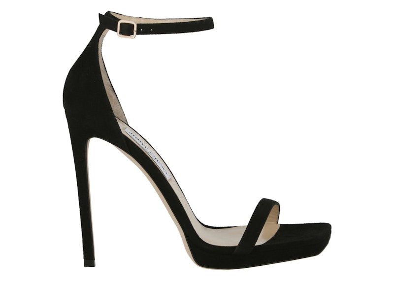 Jimmy Choo Alva 120 Heel Sandals Black (Women's)