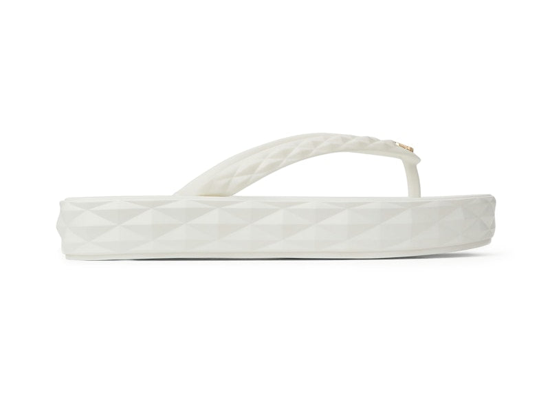 Jimmy Choo Diamond Flip Flop X White (Women's)