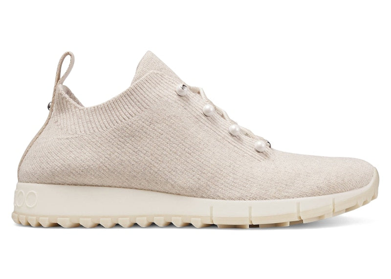 Jimmy Choo Veles Cashmere Knit Trainers Bamboo Mix (Women's)