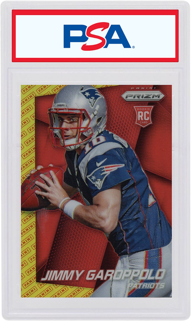 Jimmy Garoppolo 2014 Panini Prizm Rookie Facing Left Panini Prizm #243 (PSA or BGS Graded)