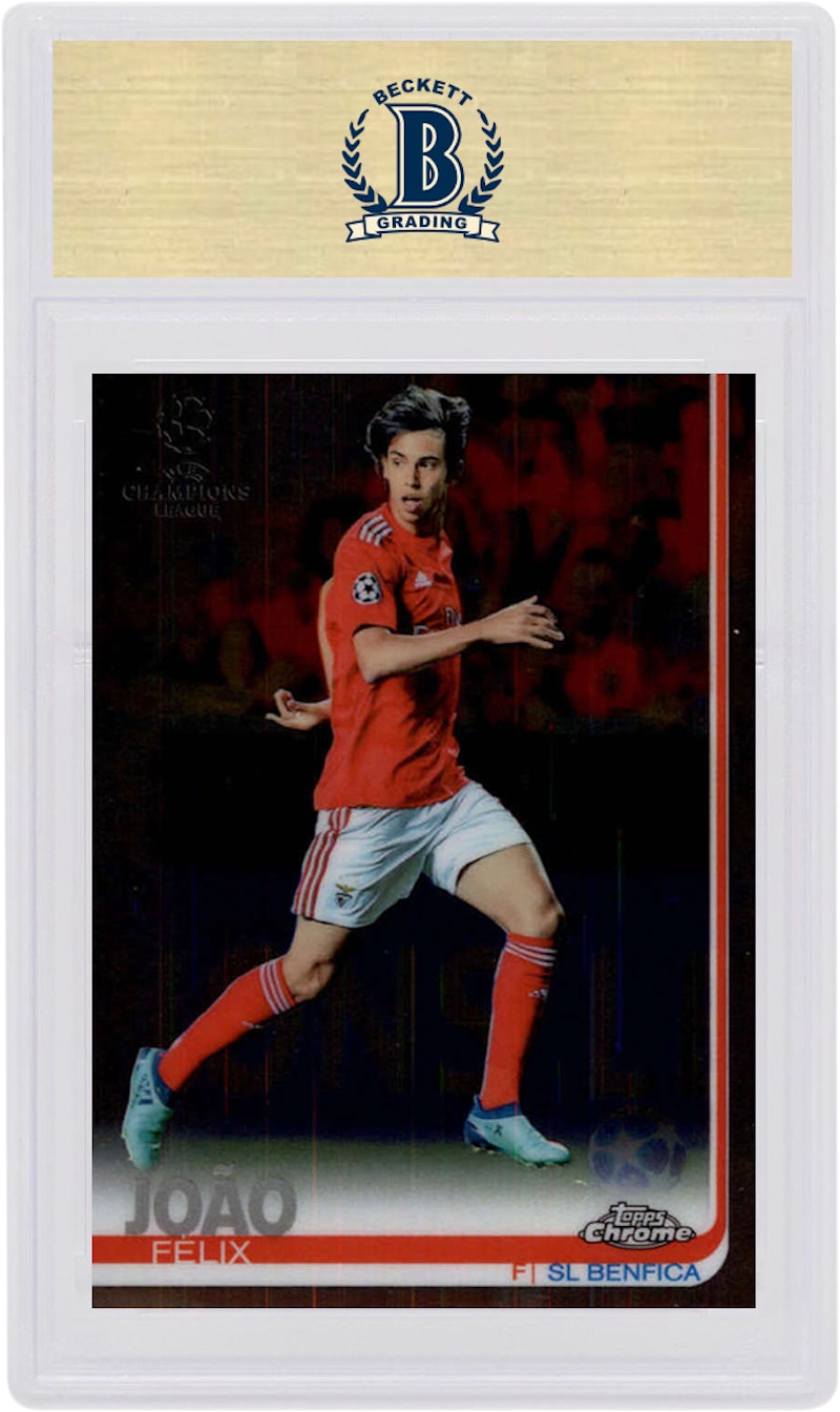 Joao Felix 2018 Topps Chrome UEFA Champions League #10 (PSA or BGS Graded)